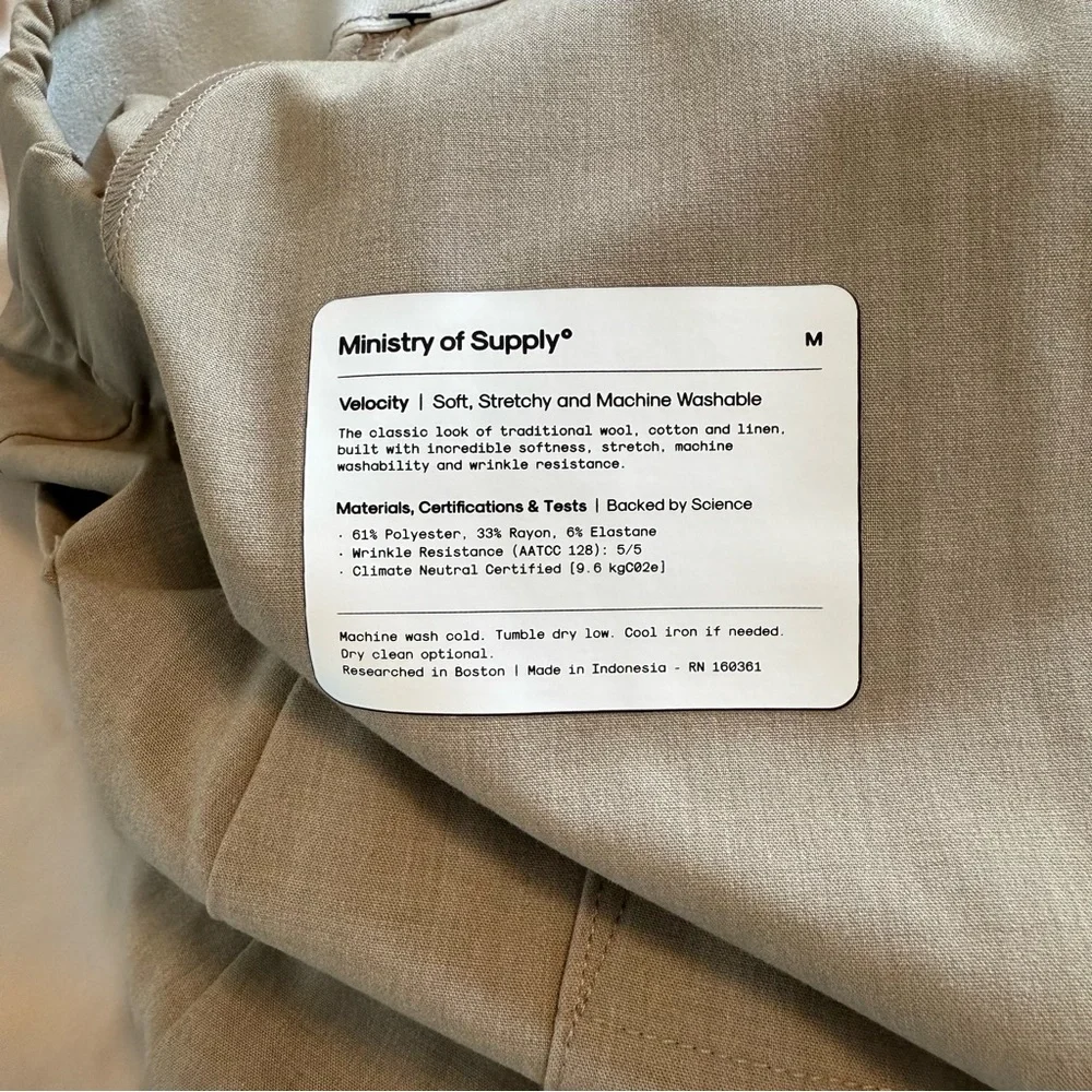 Ministry of Supply brand new